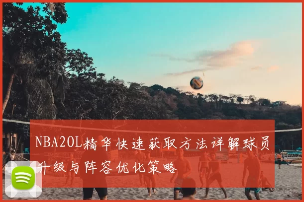 NBA2OL精华快速获取方法详解球员升级与阵容优化策略